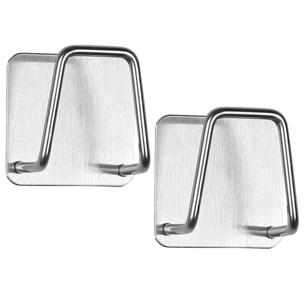 2 Pcs 304 Stainless Steel Sponge Drain Rack Sink Cover Storage 2pcs