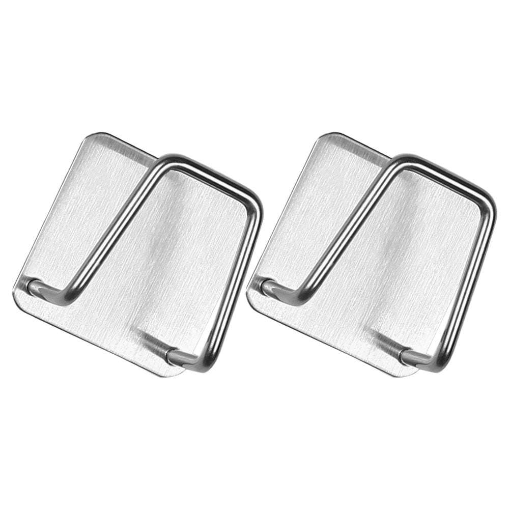 2 Pcs 304 Stainless Steel Sponge Drain Rack Sink Cover Storage 2pcs