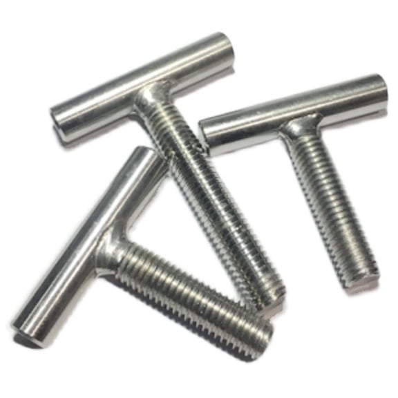 2 Pcs 304 Stainless Steel T-Cylinder Weld Rivets M6x40mm.