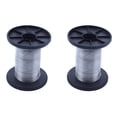 thumbnail image 1 of 2 Pcs 30M 304 Stainless Steel Wire Roll Single Bright Hard Wire Cable, 0.3Mm, 1 of 9