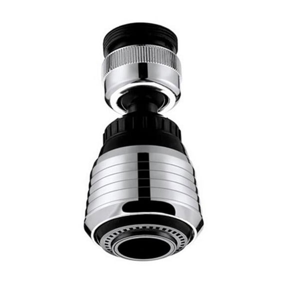 2 Pcs 360 Rotate Swivel Water Saving Tap Aerator,Water Saving Faucet Sprayer,Sink Swivel Water Tap Saving Diffuser,Water Saving Bubbler,Kitchen Sink Aerators,Faucet Filter Adapter For Kitchen,Silver