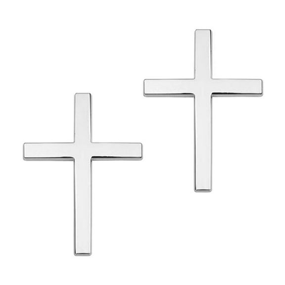 2 Pcs 3D Metal Jesus Christ Cross Decal | Fade-Proof, Weatherproof, Built to Last for Cars