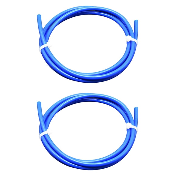 2 Pcs 3D Printer PTFE Tube, 59 in / 150 cm Long 2 * 4 mm Blue PTFE Bowden Tubing, 0.078 in / 2.0 mm Inner Diameter, High Temperature up to 536 / 280 , Smooth Bore, Wear Corrosion Resistant