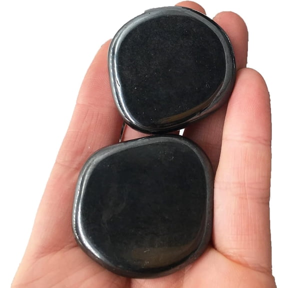2 Pcs 4-5cm Natural Hematite for Making DIY Accessories Terahertz Stone Reiki Healing Crafts Natural Quartz Crystals