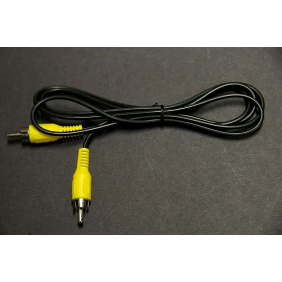 2 Pcs 4 Ft 1 Rca Composite V Video Cable Male To Male Yellow 4' Rca Cables