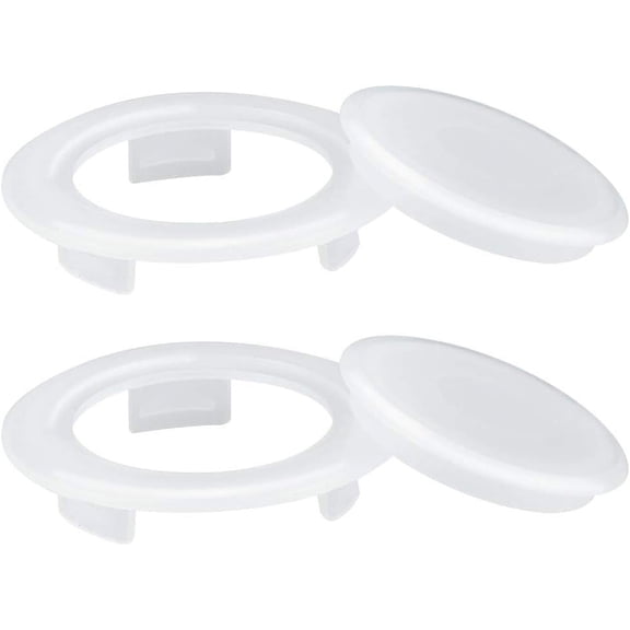 2 Pcs (4 Inch) Table Umbrella Hole Ring Plastic Umbrella Table Hole Protector For Patio Umbrella Garden Umbrella Umbrella Stability Umbrella - White