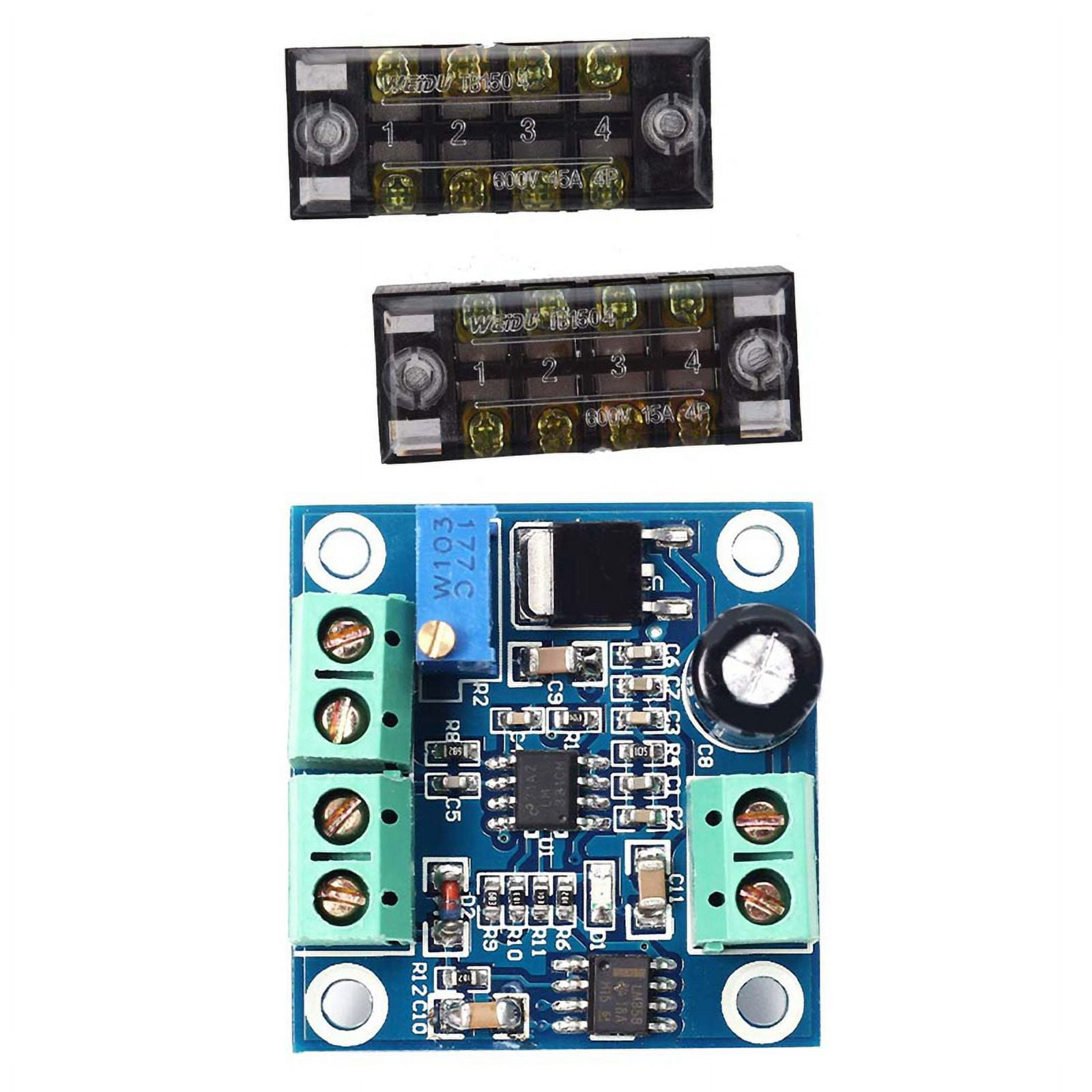 2 Pcs 4 Position Covered Screw Terminal Strip & 1 Pcs 01KHz to 010V