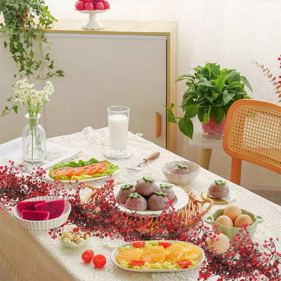 2 Pcs 5.6 Ft Fern Garland Artificial Green Vines Christmas Garland Baby Breath Garland Ivy Garland for Home Indoor Outdoor Wedding Mantle Party Garden Christmas Thanksgiving Halloween Decorations