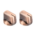 thumbnail image 1 of 2 Pcs 6.4mm Shaft Hole Guitar AMP Effect Pedal Knobs Pointer Control Knobs with Set Screw Bronze Tone, 1 of 3