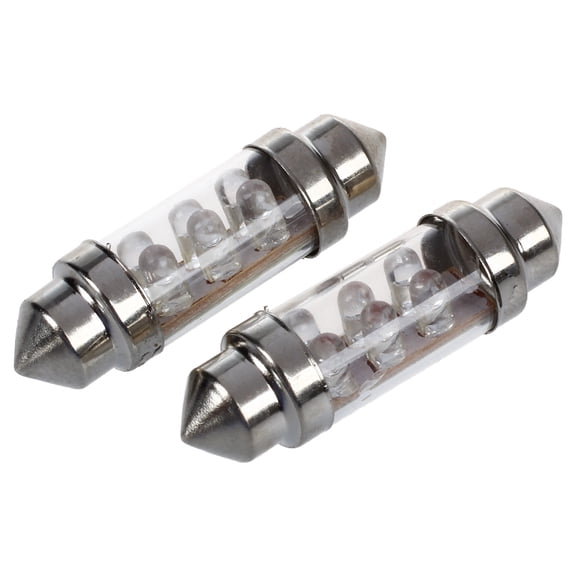 2 Pcs 6 LED Festoon Dome Car Interior Light Bulbs Lamp Blue DC 12V