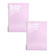 thumbnail image 1 of 2 Pcs 6-Ring Spiral Notebook B5 Loose-leaf Notebook Refillable Notebook Thick Plastic Hardcover Detachable Notebook Ruled 60 Sheets/120 Pages Journals for Notes, 9.84x7.01 Inch, Pink, 1 of 9