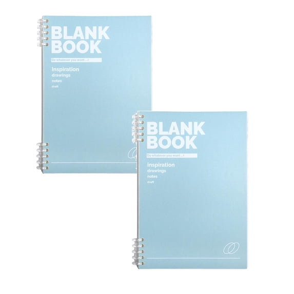 2 Pcs 6-Ring Spiral Notebook B5 Loose-leaf Notebook Refillable Notebook Thick Plastic Hardcover Detachable Notebook Ruled 60 Sheets/120 Pages Journals for Notes, 9.84x7.01 Inch, Green