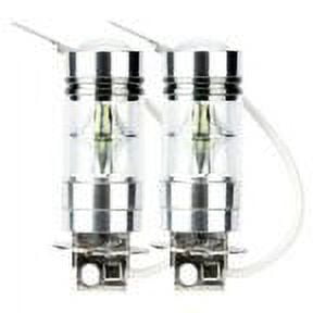 2 Pcs 6000k White LED H3 High Power 100W 2323 Car Fog Light Bulb DRL 1900LM