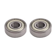 2 Pcs 608Z Miniature Single Shielded Deep Groove Ball Bearings