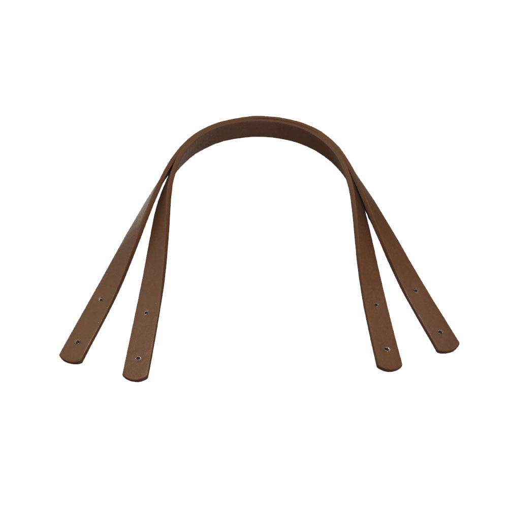 2 Pcs 60cm PU Leather Handbag Handles Tote Bag Replacement Strap Bag