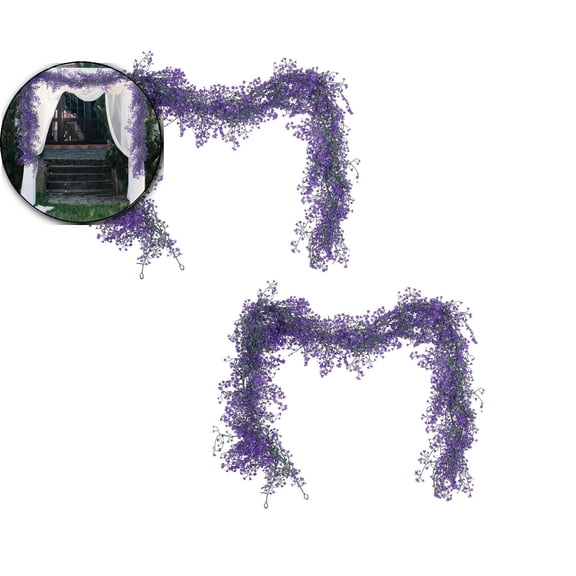 2 Pcs 68.9" Artificial Admiralty Willows Rattan Decoration for Indoor Outdoor Wedding Party Home Decor