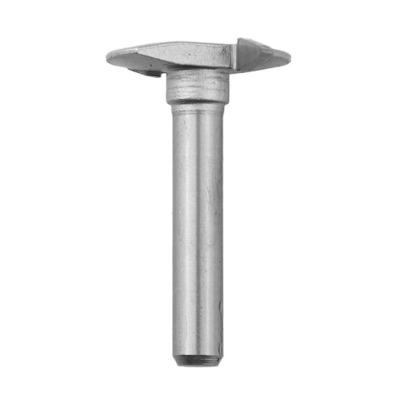 2 Pcs 6Mm 1/4 Inch Shank T-Shaped Groove Oblique Flat Bottom Milling Cutters 6.35Mm Shank Reverse Fangkenuo