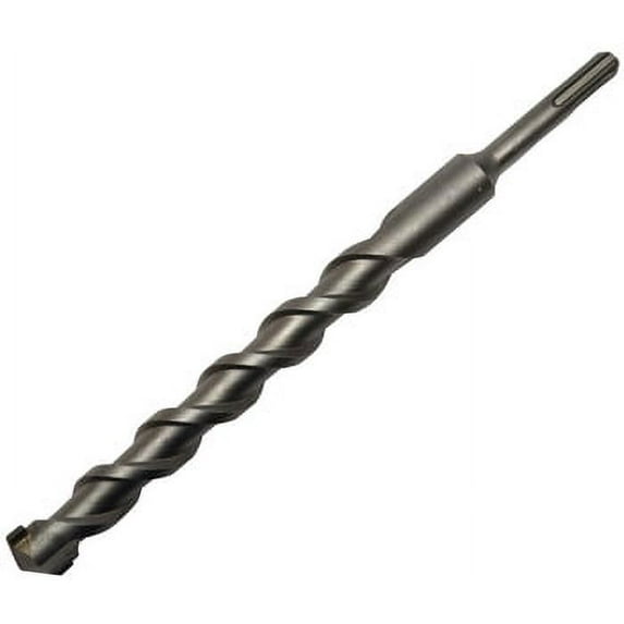2 Pcs, 7/16" X 6" Bright Carbide Tipped Sds-Plus Hammer Bit Drill Bit Qualtech, Q/Tsds7166, Cutting Direction: Right Hand, Flute Length: 3-3/4"