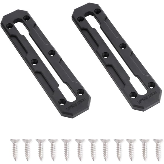 2 Pcs 7.4" Low Profile Track, Kayak Track for Fishing Rod Holder, Kayak Gear Track Accessories, Reinforced Marine Nylon