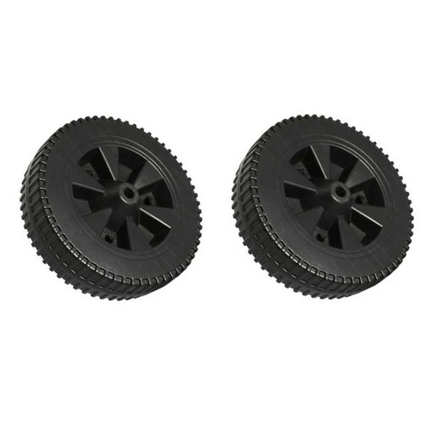 2 Pcs 7" Grill Wheels Replacement Parts for Charbroil Gas Grills and Other Brand BBQ Grill Wheel