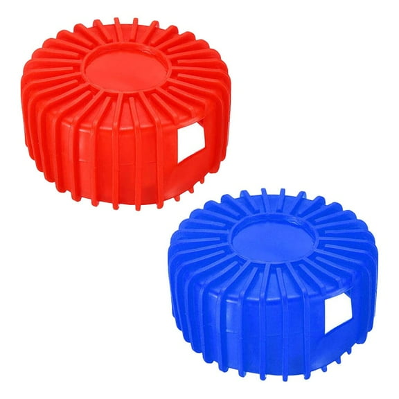 2 Pcs 70mm Manifold Gauge Protective Boot Covers for Gauges Red Blue