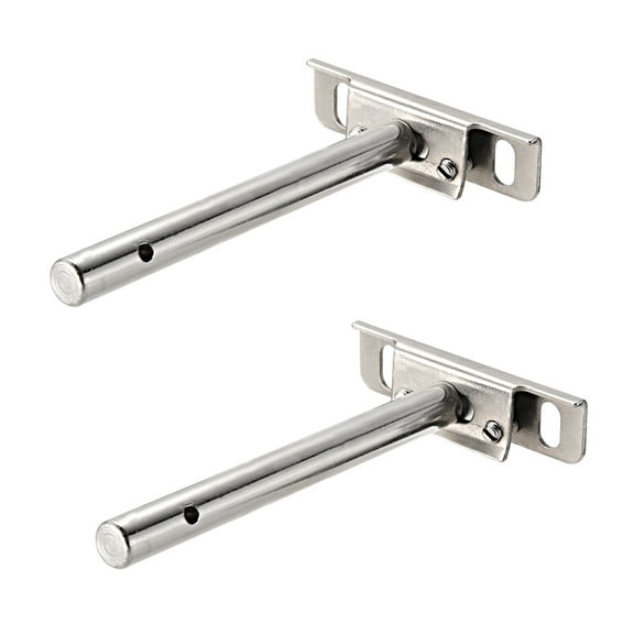 2 pcs 76mmx130mm Adjustable Blind Shelf Floating Support Invisible Brackets