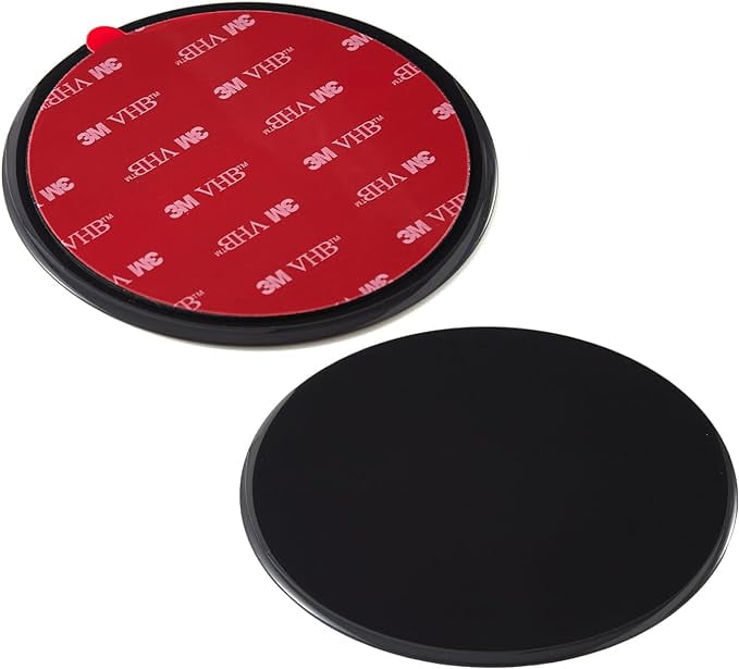 (2 Pcs 80mm 3M VHB Adhesive Dashboard Pad Mounting Disk for Suction Cup