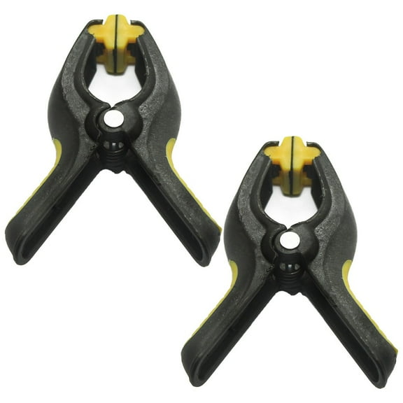 2 Pcs 85mm Non-slip Heavy Duty Plastic Nylon Spring Clamps Tips Clip Phone LCD