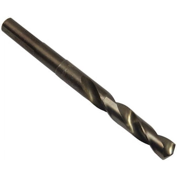 2 Pcs, 9/16" Reduced Shank Cobalt Gold Drill Bit, 1/2" Shank, Qualtech, Dwdco9/16, Flute Length: 3"; Overall Length: 6"