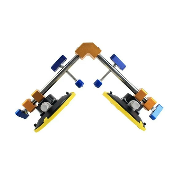 2 Pcs 90 Degree Stone Seam Setter With Plastic Case Vertical Corner Marble Granite Countertop Stone Slab Installation Tool ,Precision Adjustment