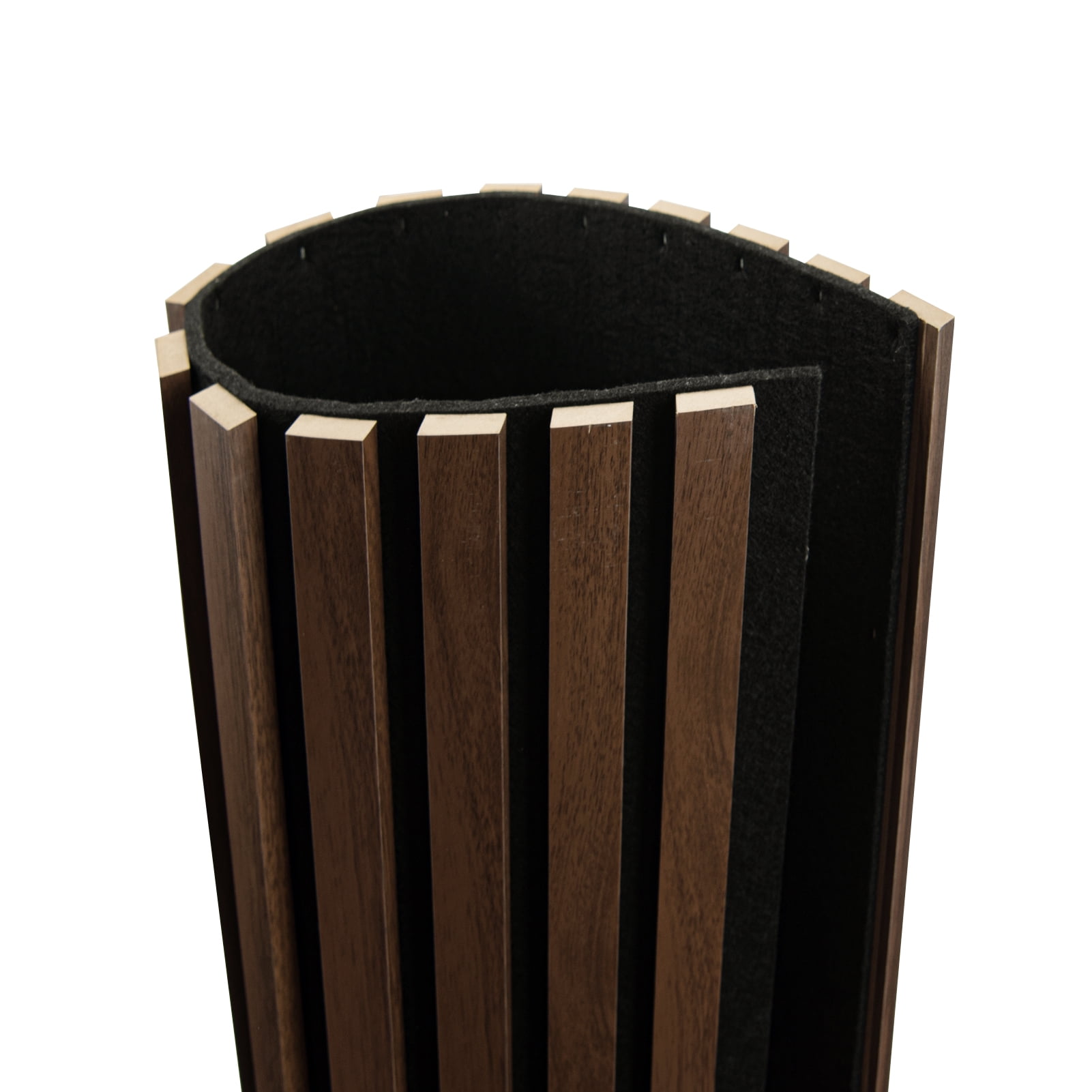 2 Pcs 95.3'' x 23.8'' 3D Slat Wall Paneling,Sound Absorbing Wall Panls for Living Room,Curved Wall Décor(30.9 sq.ft./Case)