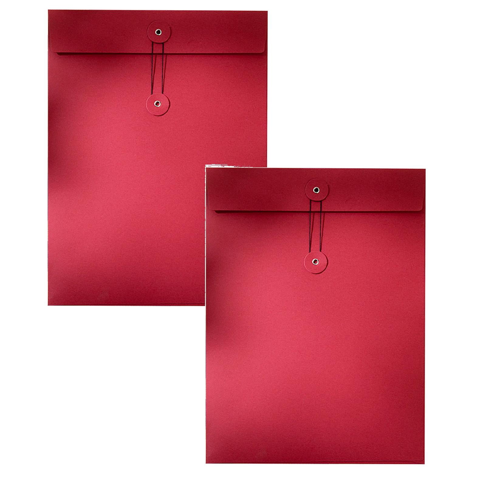 Attach String For Files 2 Pcs A4 Kraft String File Folder Envelope ,String Tie ,Project ...