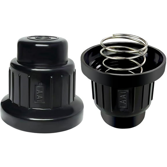 2 Pcs AA Battery Push Button Igniter Cap, Igniter Replacement Caps, Igniter Button Cap with Spring, Ignitor Switch Cap, Replacement for Blackstone Char-Broil Gas Grill, Spark Generator Knob