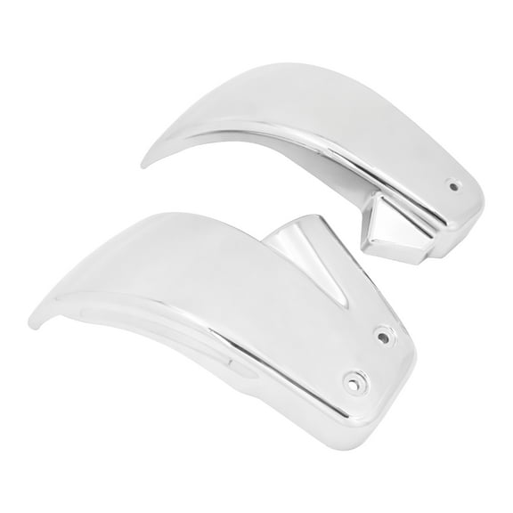 2 Pcs ABS Chrome Battery Side Fairing Covers Fit For Harley FLFB FXBR 2018-2023