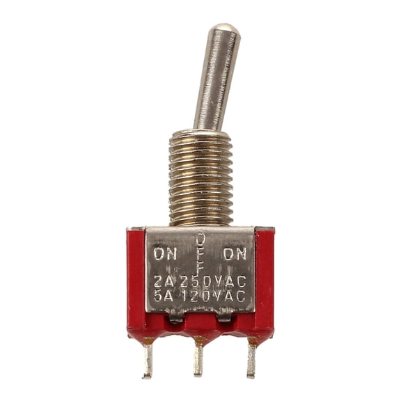 2 Pcs AC 120V/5A 250V/2A ON OFF ON SPDT Toggle Switches