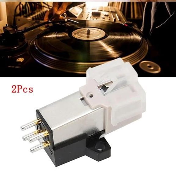 2 Pcs AT3600L Record Player Needle Replacement, Compatible with AT-LP60X,AT-LP60XBT,And AT-LP60XBT