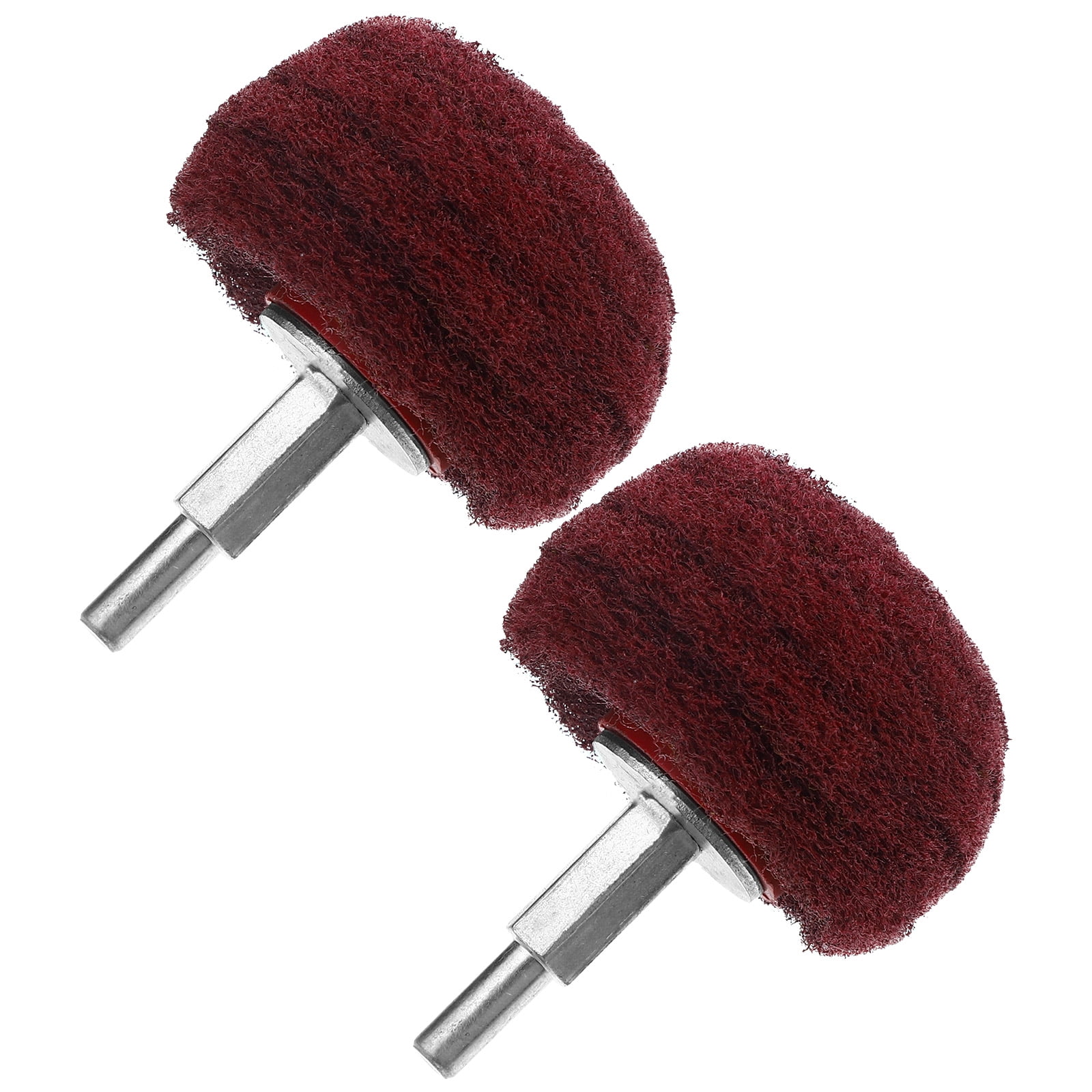 2 Pcs Abrasive Polishing Wheel Car Drills Buffer Attachment Cone for