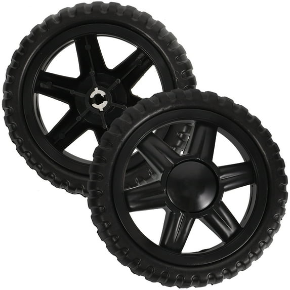 2 Pcs Accessories Wheel Trash Can Chair Wheels Replacement Drive Wheelchair Parts Shopping Cart Iron