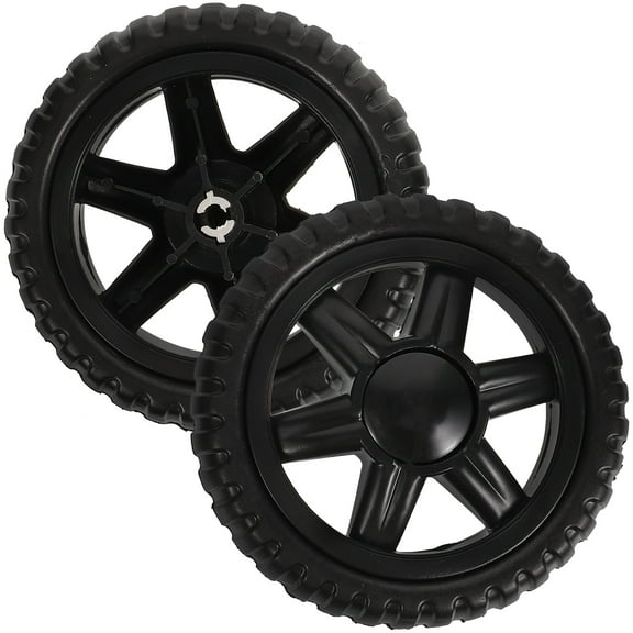 2 Pcs Accessories Wheel Trash Can Chair Wheels Replacement Drive Wheelchair Parts Shopping Cart Iron