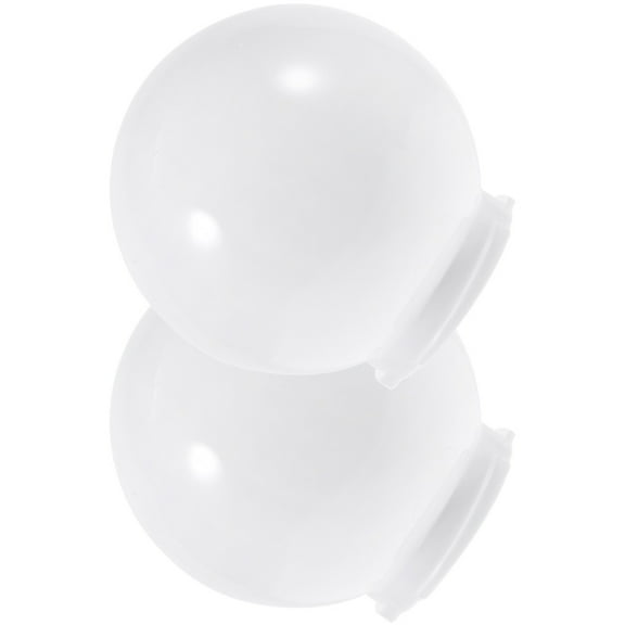2 Pcs Globe Lamp Shade Ball Lampshade Detailed Lampshade 20X20X20