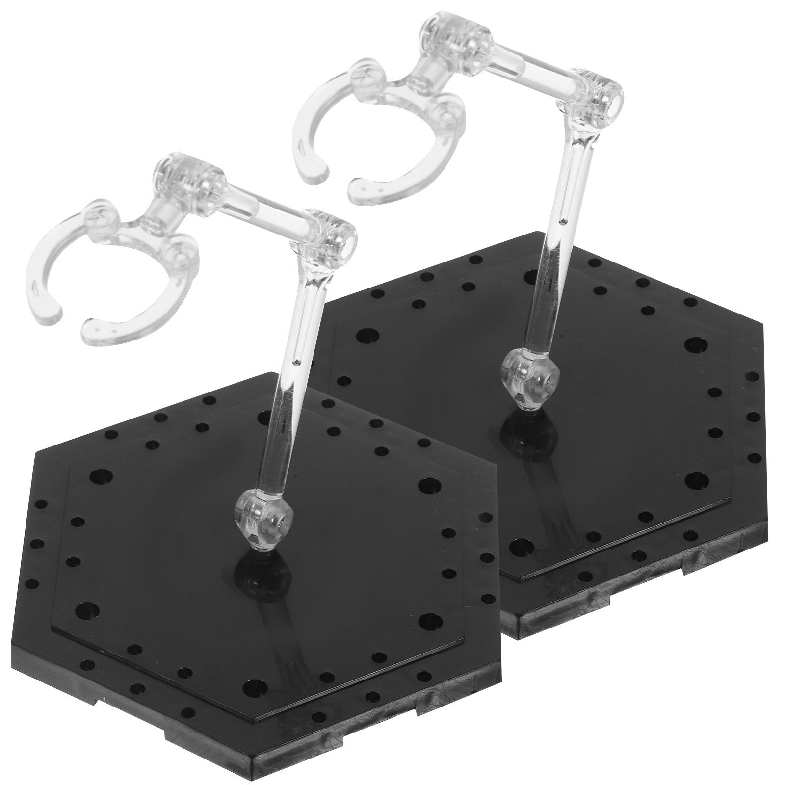 2 Pcs Action Figure Model Display Stand Storage Racks Action Figures