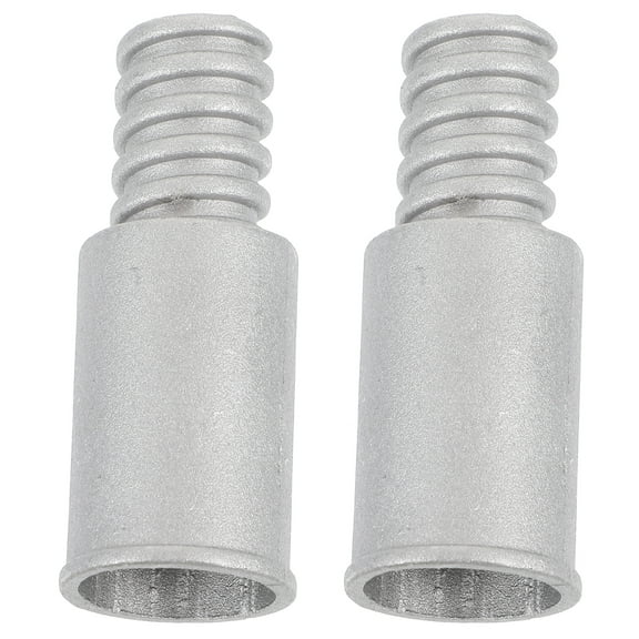 2 Pcs Telescopic Rod Tip Adapter for Extension Pole Connector Replacement Parts and Easy to Install