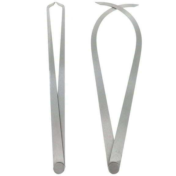 Masteelf 2-Pack 10-Inch Inside Caliper for Pottery Measuring Tool Precision Metal Gauge