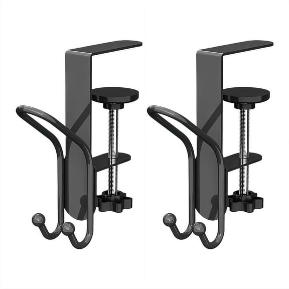 2 Pcs Adjustable Mantel Hanger, Garland Stocking Mantel Holders, No Drill Fireplace Garland Hanger for Christmas Decorations