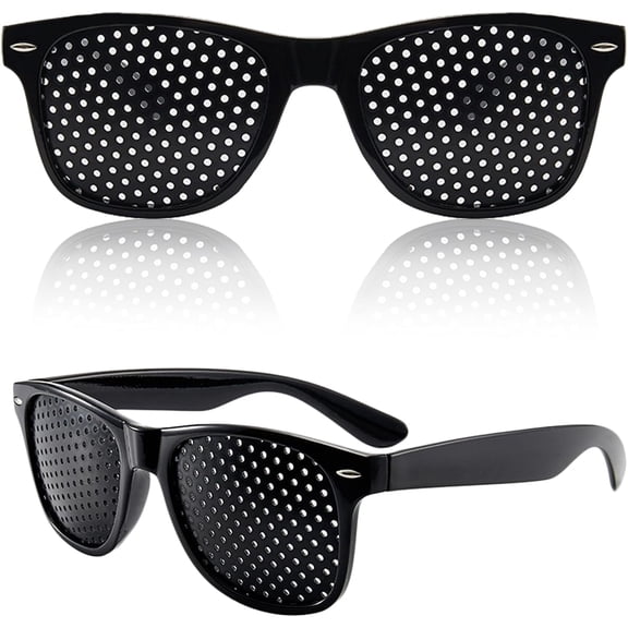 2 Pcs Adjustment Glasses, Help Eye Training And Concentration, Light and Comfortable Frame, Lightweight Frame for Eye Training Focus for Daily Use and Relaxation