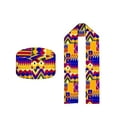 thumbnail image 1 of 2 Pcs African Print Kente Dashiki Hat Men Cotton Hat Black African History Men Women Cap Hat, 1 of 5