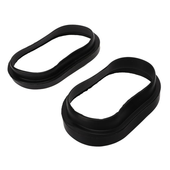 2 Pcs Air Intake Tube Duct Rubber Boot Inlet Pipe Seal Replacement for Suzuki GSXR 600 750 1000
