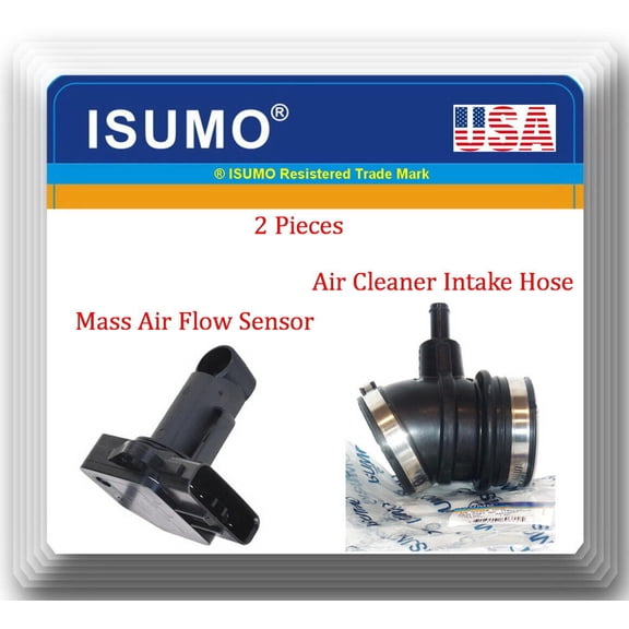 2 Pcs Air Intake hose W/Clamps  Mass Air Flow Sensor Fits:4Runner 98-01 V6 3.4L