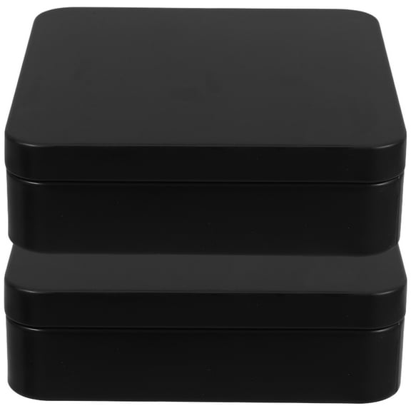 2 Pcs Air Ticket Binders Small Vending Machines Tinplate Storage Box