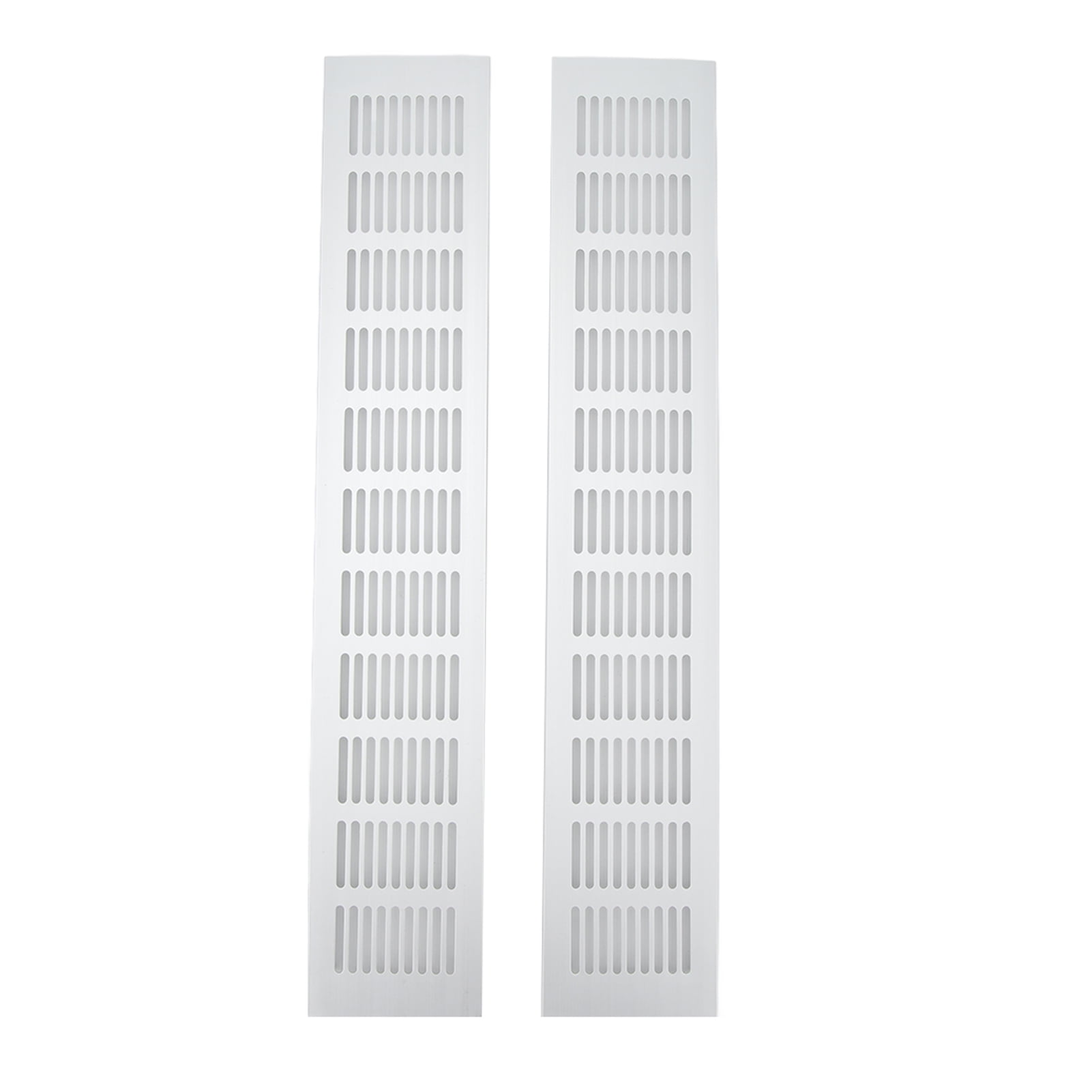 2 Pcs Air Vent Ventilation Grille Aluminium Alloy Rectangular Vent